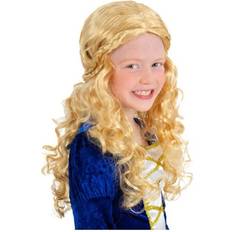 Billig Lange parykker Smiffys Medieval princess wig, blonde