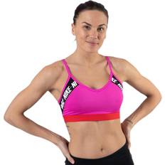 Nike Pink BH'er Nike Indy Logo Bra Pink, Female, Tøj, Sports-bh, Træning, Lyserød