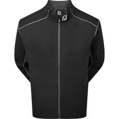 FootJoy Full-Zip Windshirt Herre Jakke Black With Charcoal