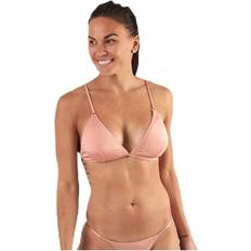 Brune - Dame Badetøy Pieces Nadine Bikini Triangle Bra Brown, Female, Tøj, Badetøj, Svømning, Brun