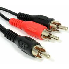 Cables Kenable phono plug to 2 phono plugs 50cm 0.5m