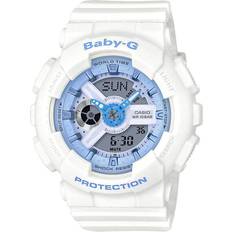 G-Shock Women Wrist Watches G-Shock Baby-G White Blue BA-110BE-7A