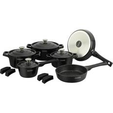 Northix Marble 14 Parts Cookware Set with lid