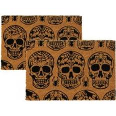 Carpets & Rugs Nicola Spring Halloween Coir Door Mat Day of the Dead Natural