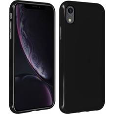 Apple iPhone XR Cover per cellulari Avizar Silicone case Glossy & matte back cover for Apple iPhone XR Black