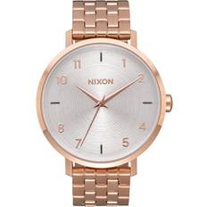 Nixon Watches Nixon Arrow Rose Gold White