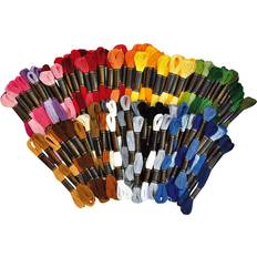 PBX2471001 * Embroidery Yarn 42 Colours 8 mtrs 100 pcs