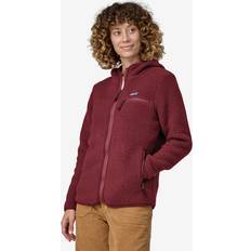 Patagonia Womens Retro Pile Hoody-Carmine Red CRMD-XS