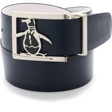 Golf - Man Belts Original Penguin Men's Reversible Leather Belt w/ Pete Buckle, Black, 100% Golf Apparel Shop Black One