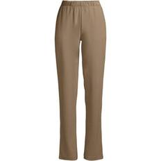 Lands' End L Pants Lands' End Women Sport Knit Rich Camel Regular