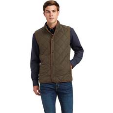 Leather Vests Ariat Mens 2022 Woodside Vest Earth