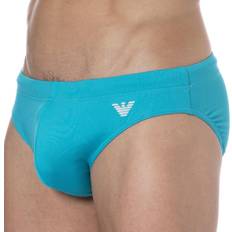 Emporio Armani Herr Badkläder Emporio Armani Swimwear Mäns Essential Low Swim Briefs, Turquoise, 50, turkos