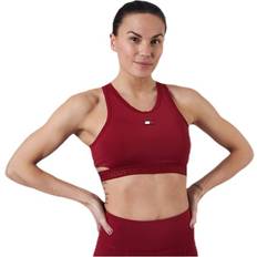 Rojo Sujetadores Low Support Removable Pads Bra - Red, Female