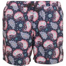 Paisley Swimwear Jack & Jones Plus Fiji Paisley Swim Shorts Navy Blazer