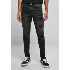 Urban Classics Jeans Slim - Heavy Strappatied