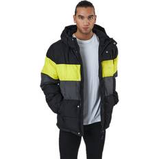 Fila Vrouw Jassen Fila Pirro Blocked Puff Jacket - Black/Asphalt/Sulphur