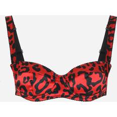 Leopardenmuster BHs Dolce & Gabbana Leopard-print satin balconette bra