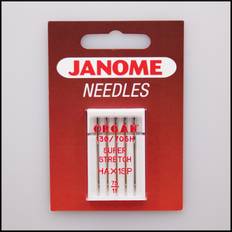 Janome Sewing Machines Janome Sewing machine needles overlock ha x 1sp 75/11 ballpoint stretch ha-1sp