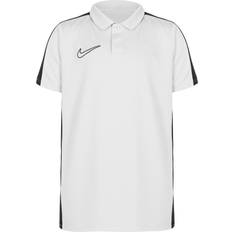 Tennis Polos Nike Academy 23 Poloshirt Kinder weiß schwarz