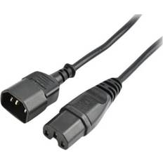 Prokord strømkabel IEC 60320 C14 til IEC 60320 C15 2.5 m