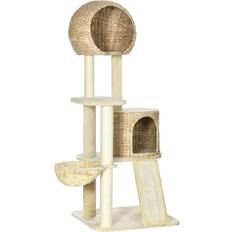 Pawhut Mascotas Pawhut Rascador Para Gatos 150 cm 60L x 60A x 150H cm - Beige