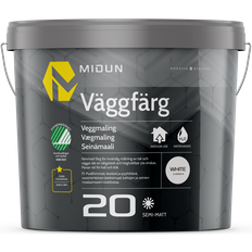 Midun Väggfärg Halvmatt Vit