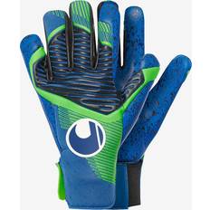 Torwarthandschuhe Uhlsport Aquagrip HN Torwarthandschuhe pacific blau/fluo grün/we