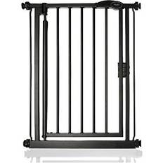 Pressure fit baby gate Safetots premium extra narrow pressure fit baby stair gate matt black 61-66.5cm