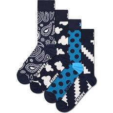 Happy Socks 4-Pack Moody Blues Gift Set 41-46, NAVY