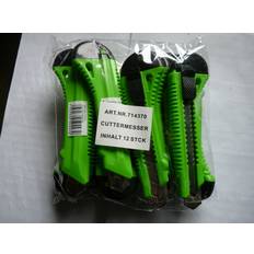 Nölle Profi Brush Håndværktøj Nölle Profi Brush 18mm klinge, heimwerker Schwarz-Grün Cuttermesser