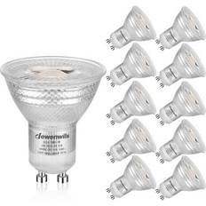 Dewenwils Dimmable GU10 LED Bulbs 3000K Soft White 5W 50W Equivalent Replacement Spot Light Bulb 10 Pack