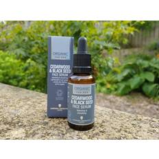 Amphora Aromatics face oil serum for men cedarwood & blackseed ginseng nourishing facial 30ml