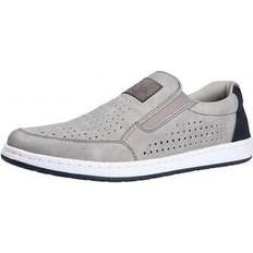 Rieker Herre Mokkasiner Rieker Slip On - Grå/Sort