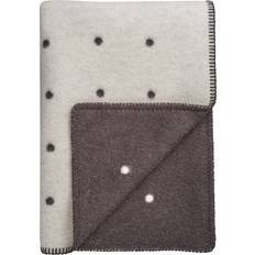 Hvid Tæpper Røros Tweed Pastille Plaid 135x200 cm Sort Og Hvid Tæppe Hvid, Sort (200x135cm)