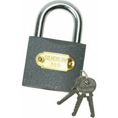 Loops Iron Padlock 6mm Steel Shackle Lock