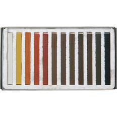 Cretacolor carres set of 12 hard pastel browns