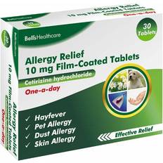 Bells hayfever & allergy relief 10mg Tablet