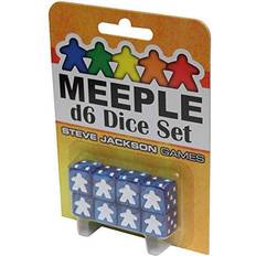 Meeple D6 Dice Set Blue