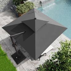 Parasols Pellebant Pellebant Double top Heavy-Duty 360-Degree Rotation Cantilever Umbrella