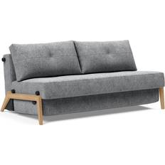 Innovation Living Mobili Innovation Living Cubed 160 Schlafsofa Eiche 168x98 cm Hellgrau Stoff 565 Twist Granite Divano