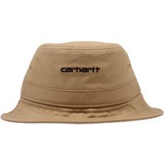 Carhartt WIP Hats Carhartt WIP Script Bucket Hat Cotton Canva - Brown/Black