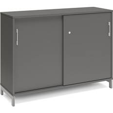 Grå Opbevaringsskabe Ergoff DNA Anthracite/Alu Grey Opbevaringsskab 120x89cm