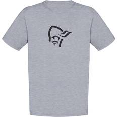 Norrøna Herre T-shirts Norrøna Men's /29 Cotton Viking T-shirt, XL, Grey Melange/Caviar
