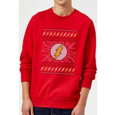 Christmas Jumpers DC Comics Flash Knit Christmas Jumper Red