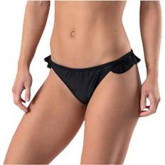 Polyester Bikinitrusser Wikolia Frill Brief Black, Female, Tøj, Badetøj, Svømning, Sort