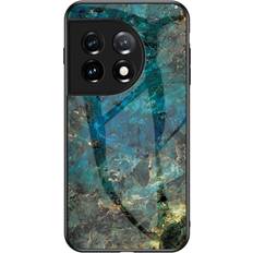 MAULUND OnePlus 11 Cover m. Glasbagside Emerald Marble