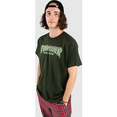 Kleding Thrasher Brick T-Shirt - Forest Green