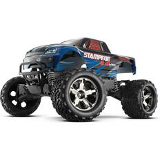 Traxxas RC Cars Traxxas C-TRX67086-4 Stampede VXL Brushless 4WD TSM TQi/No Batt or Chg in Blue