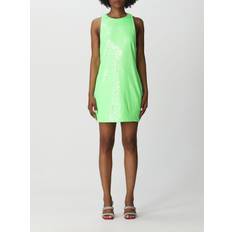 ROTATE Birger Christensen Satin Kjoler ROTATE Birger Christensen Dress Woman colour Green Green