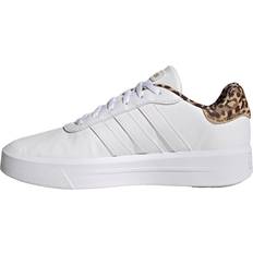 Adidas Court Platform Sneakers Dames - Wit/Bruin